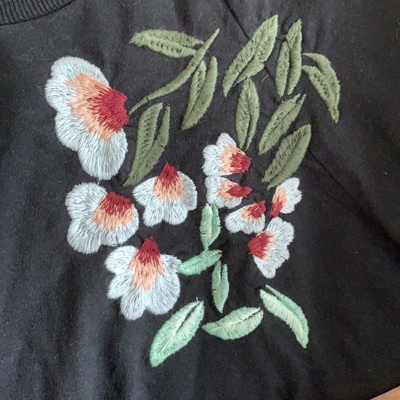 Torrid Black Embroidered Pullover - Picture 2 of 10
